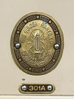 1950   s Singer 301a Slant Needle Sewing Machine Beige cream W  Case   Manual