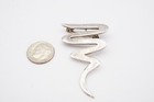 Vintage Sterling Silver 925 Brooch Pin Modernist Squiggle