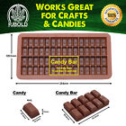 Small Leaf Chocolate Bar Silicone Candy Mold Trays  2 Pack
