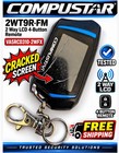 Cracked Screen Compustar 2wt9r-fm 2 Way Lcd 4-button Remote Va5rcd310-2wfx