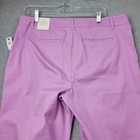 Talbots Womens The Perfect Crop Pant Stretch Lilac Chinos Size 14 New