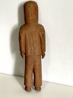 Vtg Primitive Native American Indian Wood Folk Art Figurine Hand Carved 8   