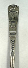 Vintage Maisels Trading Post Signed Navajo Thunderbird Sterling Silver Tea Spoon