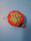 Vintage Pin Cushion Tomato Strawberry 1970s Euc Collectible Japan