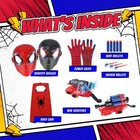 Superhero Web-slinging Toy Set     7-in-1 Superhero Set Includes 2 Web Shooters   