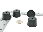  6 1 2 Solid Rubber Stoppers 1 Hole Lab Tapered Plug  Fits 1 1 16  To 1 3 8  Id