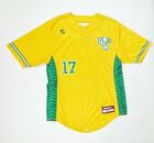 Siege Sports Cfca Central Florida 2 Button Baseball Henley Women s Large Yellow