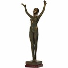 Design Toscano Bronze Finish Demetre Chiparus Durga Dancer Cast Stone Resin 15 