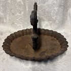 Vintage Antique Cast Iron Boot Scraper Victorian Harp Lyre Drip 1900 s Cool Find