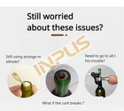Multifunction Two-prong Cork Puller Remover Ah-so Old Wine Opener Beer Corkscrew