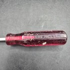 Millers Falls Flathead No  856-4 Inch Burgundy Handle 