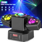 50w Laser Rgbw Led Moving Head Light Disco Stage Lighting Beam Dmx512 Party Dj