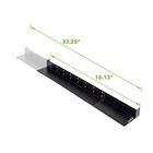 Navepoint Adjustable Rack Mount Server Shelf Rails 1u Full Depth 2-pack