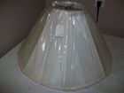 C18 Lamp Shade Linen Fabric Off White Or Very Light Beige 6  X 18  X 11 