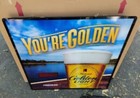 Michelob Clock Light Up Sign Lake Scene Water Budweiser Anheuser-busch New