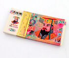 100 Ancestor Paper Money Chinese Joss Paper Money Heaven Hell Bank Notes 20yuan