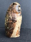 Vintage Otagiri Horned Owl Ceramic Figurine Brown  5 75   