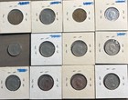 Old Canadian Nickel Lot - 12 Coins - 1942-1958  Including Some Rare Wwii Era 