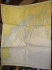 Casco Bay Maine Nautical Chart map - 1958 U s  Coast   Geodetic Survey 36x45 