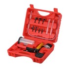 Hand Held Vacuum Pressure Pump Tester Set Brake Fluid Bleeder Bleeding Kit   Box