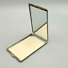 Vintage Silver Color Chrome Mirrored  Compact Quite Shiny In Vg Condition