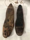 Antique Wood Shoe Mold Last Forms 9      9 5   l Brocante Shabby Vintage