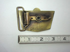 Nos Vintage North Penn Transfer Brass Enameled Belt Buckle Lansdale Pa Trucking