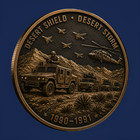 Gulf War Challenge Coin Desert Storm Veteran 1990 1991 Commemorative Medal Gift