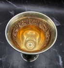 Vtg Sterling Silver Classic Kiddush Cup Repouss   Design Handcrafted In Israel