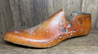 Vintage Antique Wooden Left Shoe Mold 1960 Size 9c J v 
