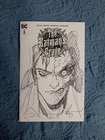 Batman s Grave  1 Signed   Sketch By Becky Cloonan - Original Art - Two Face