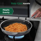 Hexclad Hybrid 6-piece Cookware Fry Pan Set 8     10     12    Inch W  Lids   12    Wok