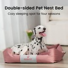 Washable Pet Dog Cat Bed Puppy Cushion House Pet Soft Warm Kennel Dog Mat Blanke