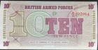 England Banknote 10 New Pence Unc  special Voucher   15 07 iii