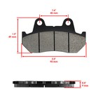 Brake Pads For Honda Vt700c Vt 700 C Shadow Front Brakes 1986-1987