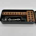 Ls Starrett True Point Hand Drill Sharpener Set W  Case Very Nice Incomplete