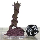 Stranger Things   Vines On Grandfather Clock  12 Prepainted D d Miniature Upside