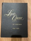 Lyric Opera Of Chicago 1954-1963 And The Lyric Theater Of Chicago 1954 Brochure