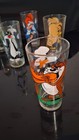 Vintage Glasses 10 Loony Toons Pepsi Collector Series      2 - E t  Pizza Hut