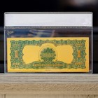100mg 24k Gold 1899  1 Dollar Black Eagle Silver Certificate Banknote White Coa