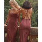 New Anthropologie Fame And Partners Arya Jacquard Slip Maxi Dress Size 6  269 