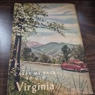 Vintage Carry Me Back To Old Virginia Travel Booklet Lot  2  1940 1960s Ephemera