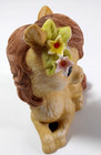 Vintage Kelvin s Brown Horse With Blue Bird Figurine Taiwan Nice Condition