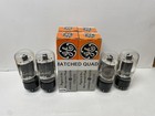  4  Tested Nos In Box 8417 Quad Set Ge Vacuum Tube Vintage Radio Matched Codes