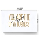 Rxbc2011 Thank You Cards 100card Business Card Size  2 3 5inches   White 