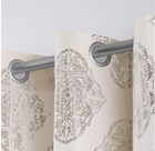 Exclusive Home Augustus Metallic Light Filter Window Curtain Pair 2 Panels 44r