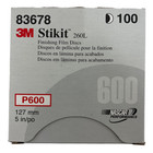 3m 83678 5  600 Grit Finishing Film Discs  box Of 100 