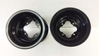 Dwt Black A5 Rolled Lip Atv Rear Wheel Pair 8  8x8 3 5 4 110 Trx 450r 400ex 250r