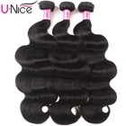 Unice Cambodian Body Wave 3 Bundles Human Hair Extensions 100  Virgin Hair Weave