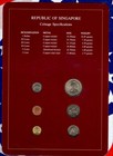 Coin Sets Of All Nations Singapore 1982-1991 Unc  1 1984 50 Cent 1990 Scarce